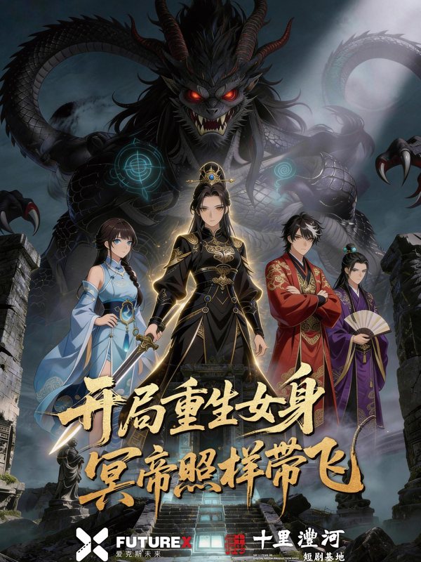 2D AI drama series key art