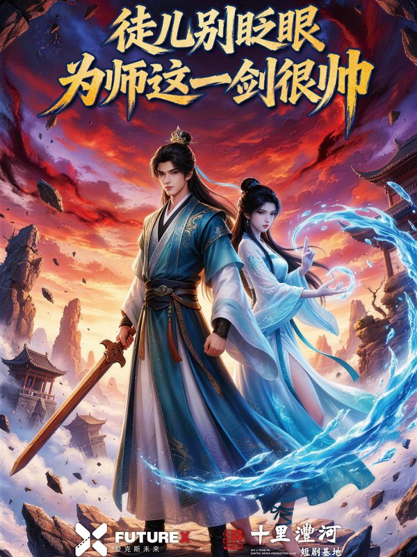 3D AI drama series key art